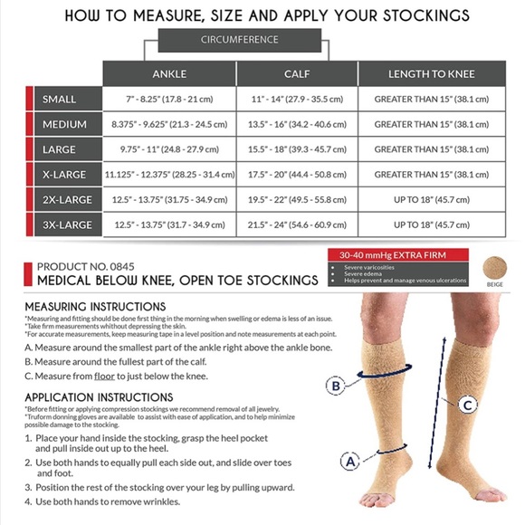 NEW Medical Compression Stockings UNISEX - Picture 5 of 8